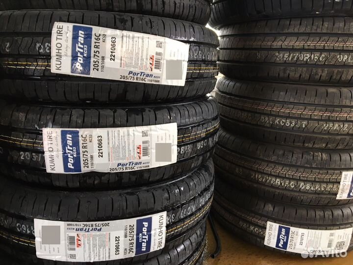 Kumho PorTran KC53 205/75 R16C 110R