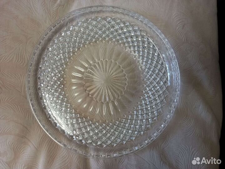 Хрустальное блюдо СССР
