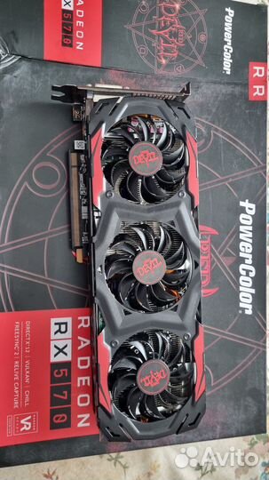 Видеокарта PowerColor RedDevil RX570 4GB