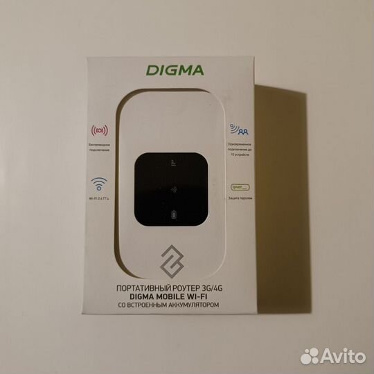 Новый Портативный 4G WiFi роутер Digma модем