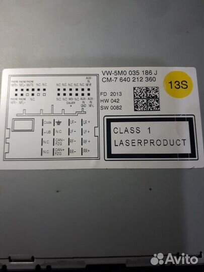 Магнитола volkswagen tiguan