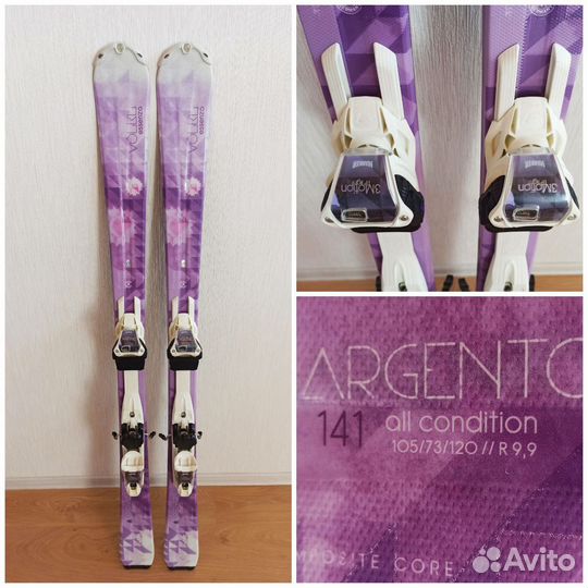 Горные лыжи K2&Volkl 140см