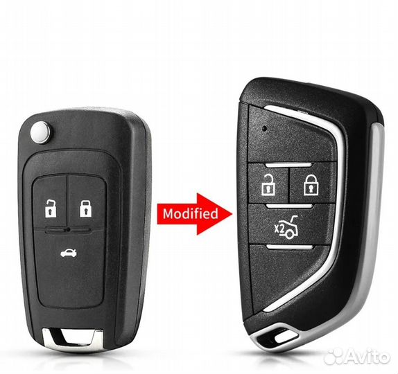 Выкидной ключ для Chevrolet Cruze Aveo Epica