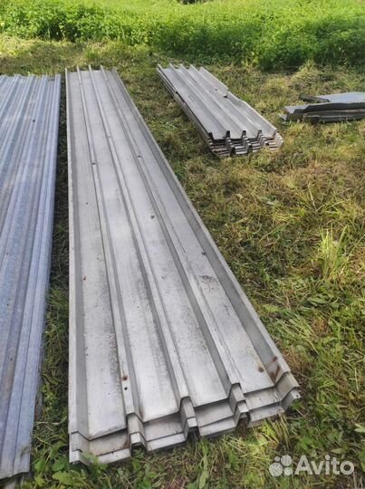 Профнастил бу оцинкованный