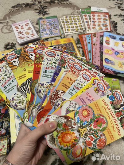 Пасхальные наклейки / наборы