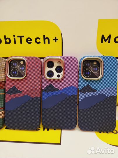 Чехол для iPhone карбоновый 13,13pro, 14pro,15pro