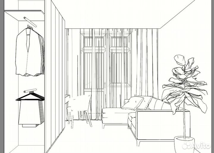 Дизайн интерьера. Планировочное решение