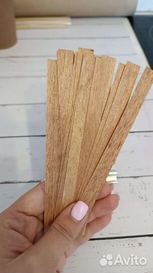 Деревянные фитили для свечей