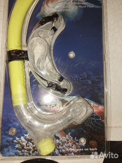 Трубка для плавания, лопатки, тормозной пояс