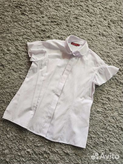 Школьная блузка для девочки 134размер