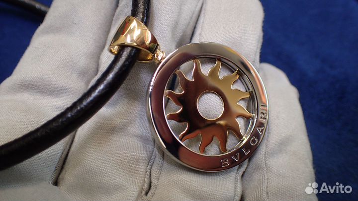 Золотой кулон Bvlgari Tondo Sun