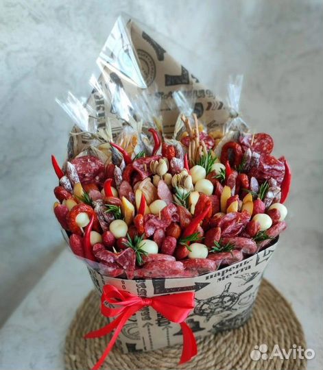 Съедобные букеты для мужчин