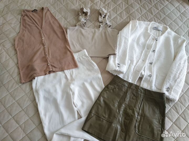 Одежда zara топы брюки М