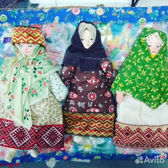 Композиция из трех кукол