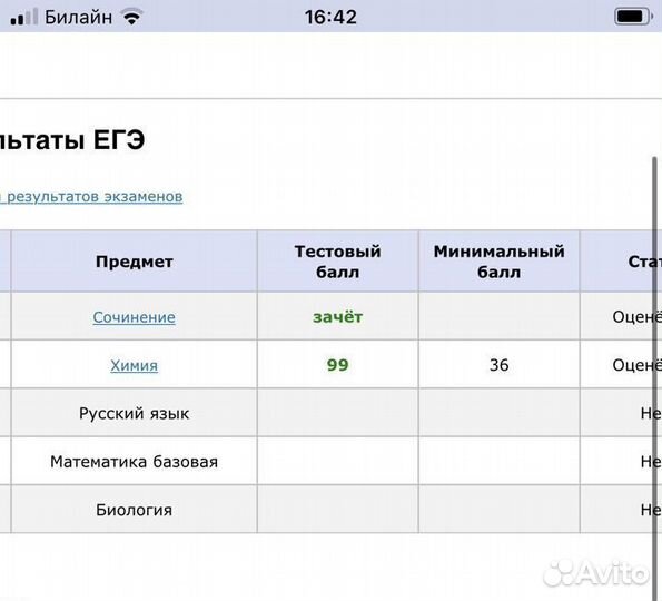 Репетитор по химии егэ