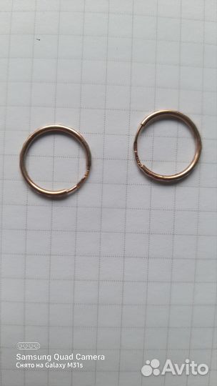 Сережки женские