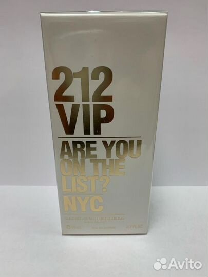 Туалетная вода carolina herrera 212 Vip духи