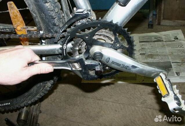 Инструмент для снятия шатунов педалей, звездочек