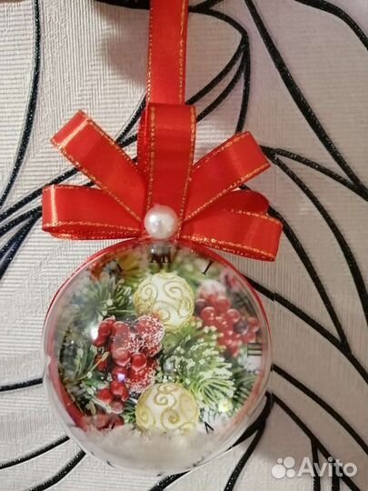 Новогодний шар с фото