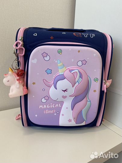 Рюкзак портфель для девочки единорог