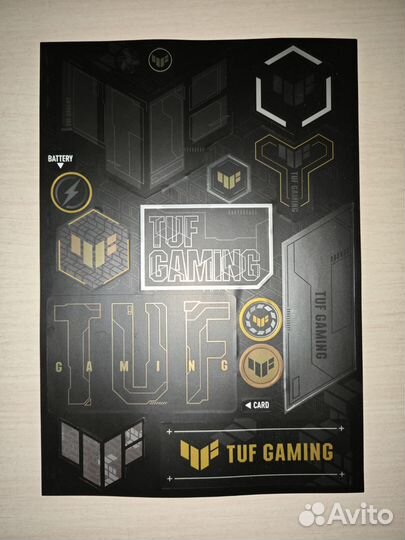 Наклейки Asus TUF Gaming