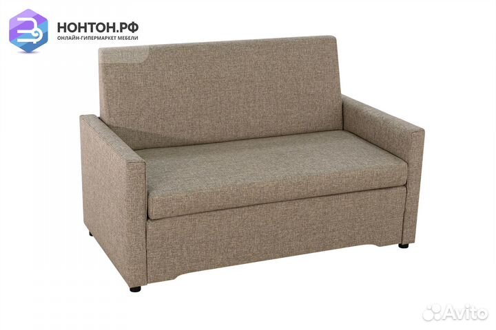 Диван выкатной Виктория-5 с кантом темно-бежевый