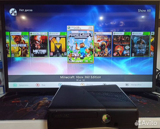 Xbox 360 1000 gb (1 TB ) 120 + Игр Гарантия