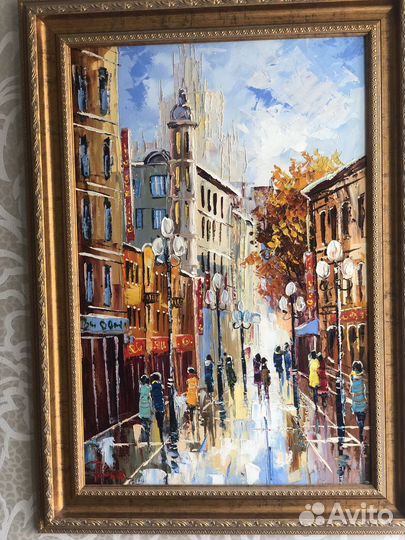 Картина маслом на холсте