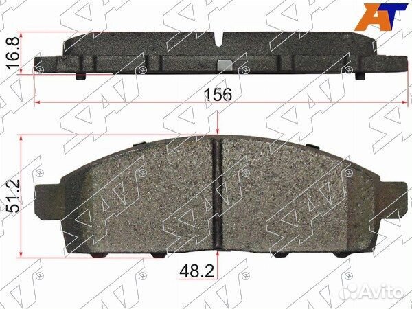 Колодки тормозные Передние renault megane