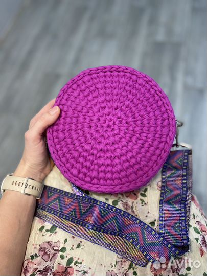 Сумка из трикотажной пряжи