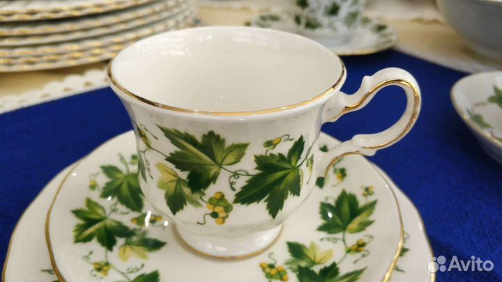 Винтаж чай/кофе трио Queen Anne Англия