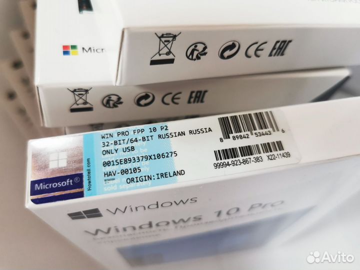 Windows 10 pro box rus hav-00105