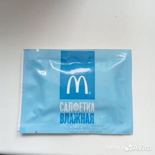 Салфетка влажная Mc Donalds