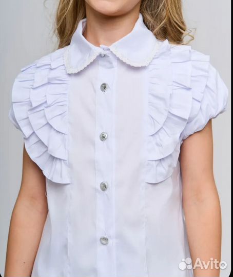 Блузка детская 128 кофта без рукавов, новая