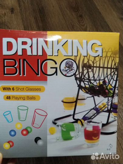 Drinking bingo игровой набор для взрослых