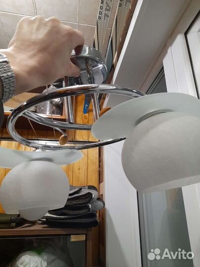 Люстра потолочная бу