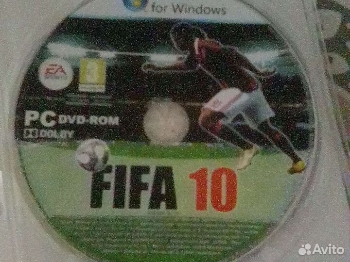 Это диск с игрой FIFA 10 россииская лига для пк