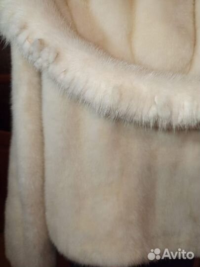 Шуба норковая автоледи с капюшоном Италия 48/52
