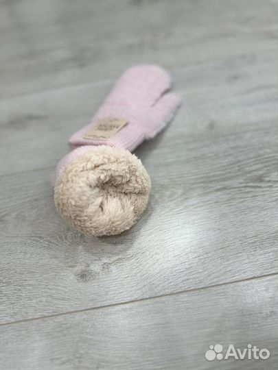 Теплые варежки новые женские