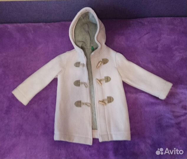 Пальто детское benetton кашемировое