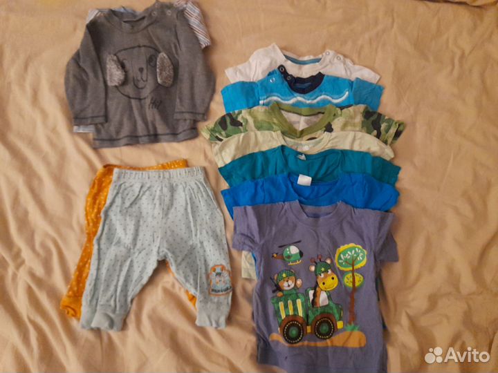 Детские вещи пакетом на мальчика с 6 месяцев до 12