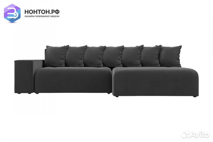 Диван угловой тик-так Кёльн серый