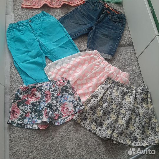 Вещи летние на девочку 140