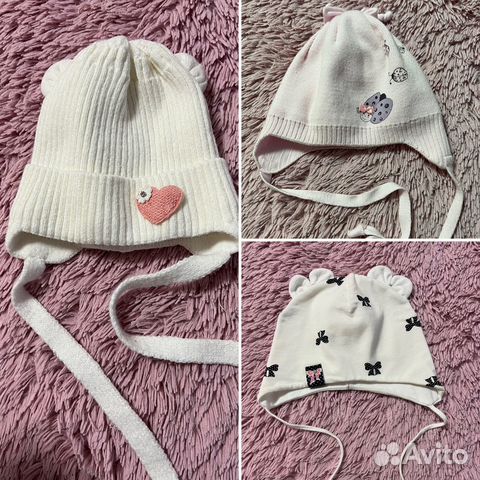 Шапка весна для девочки 44-46