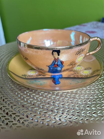 Чашка с блюдцем винтаж фарфор