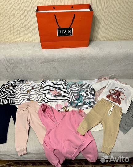 Пакет одежды на девочку 86