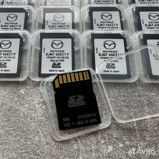 SD-карта навигации 2023 Mazda 6/CX-5/CX-9