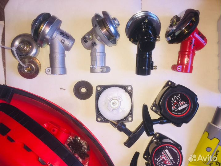 Катушки,леска,редутор,диски,кожух,смазка триммеров