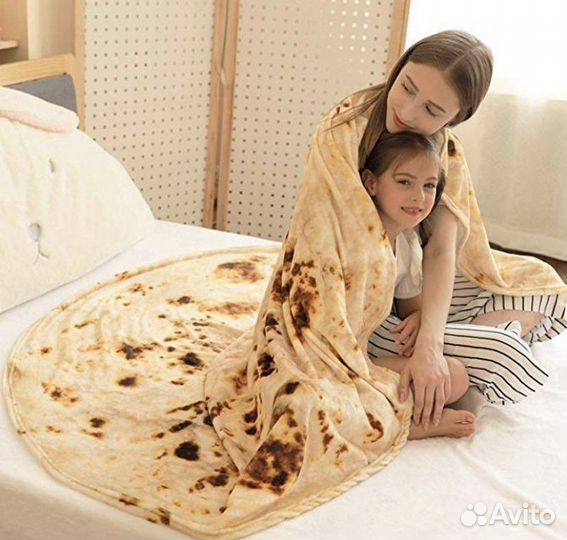 Плед «лаваш» круглый 150см