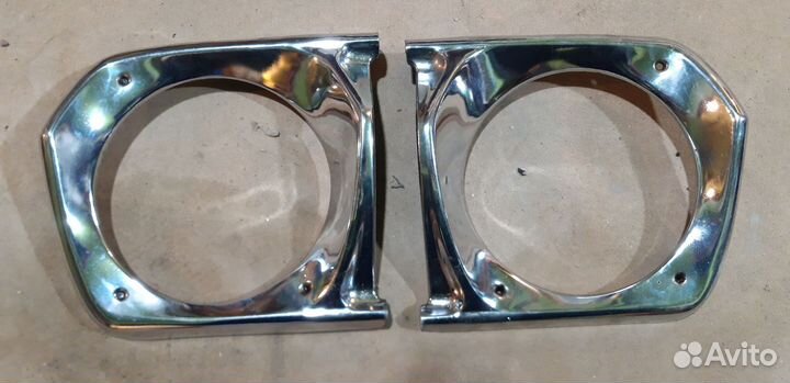 Облицовка фар газ 24 хром